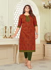 Aarvi Plus Size Vol 2 Regular Wear Wholesale Printed Kurtis

